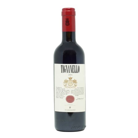 Immagine vino rosso Marchesi Antinori Tenuta Tignanello, Toscana IGT {Tignanello} 2004 mezza bottiglia